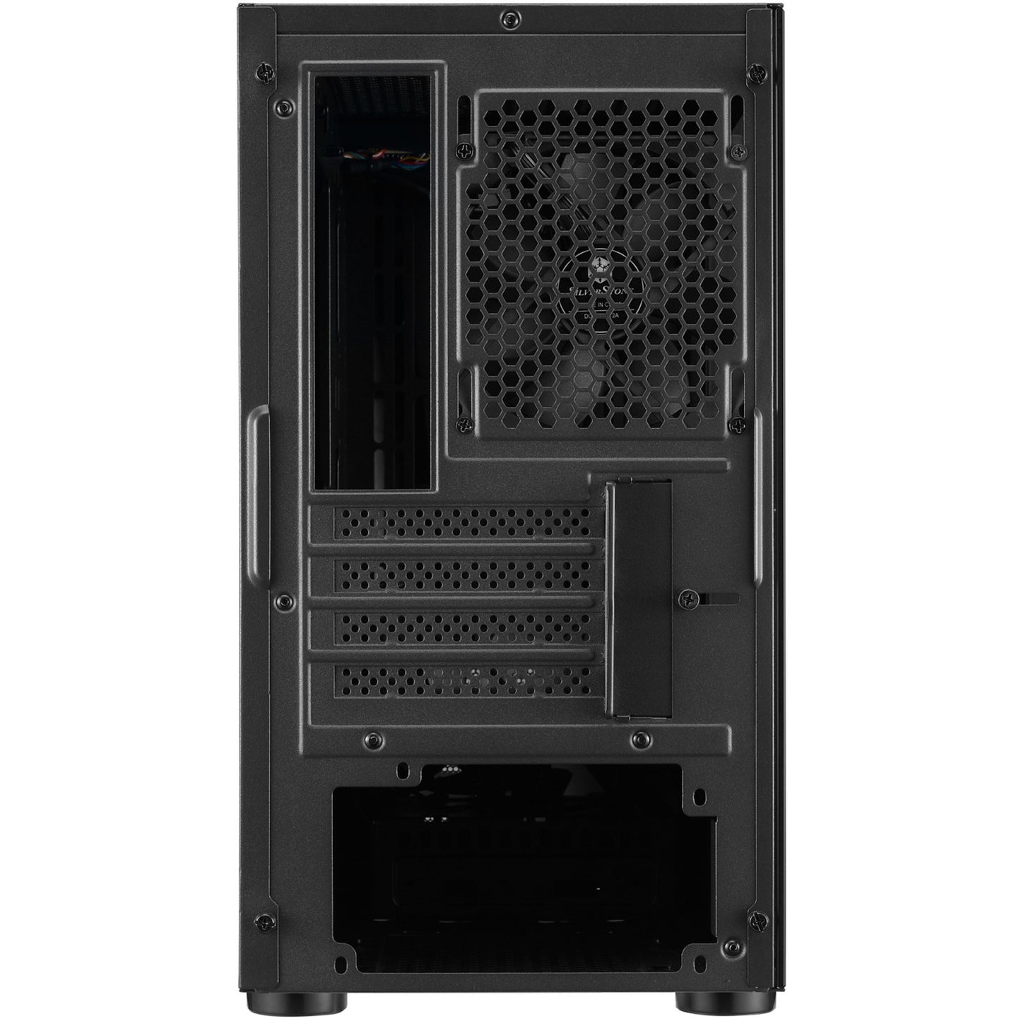Silverstone sst-fav1mb-pro midi tower behuizing (zwart | 4x usb-a | rgb | window)
