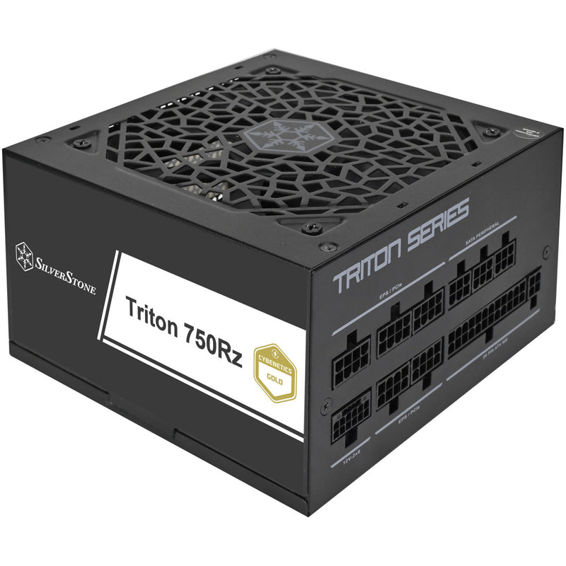 Silverstone triton 750rz modulaire 750 watt voeding (zwart, 1x 12v-2x6, 3x pcie)