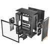 Antec flux midi tower behuizing (zwart | 2x usb-a | 1x usb-c | tempered glass)