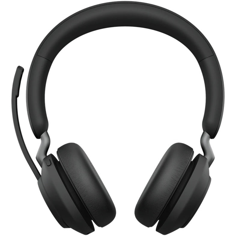 Jabra evolve2 65, ms stereo on-ear headset (zwart, microsoft teams, bluetooth)