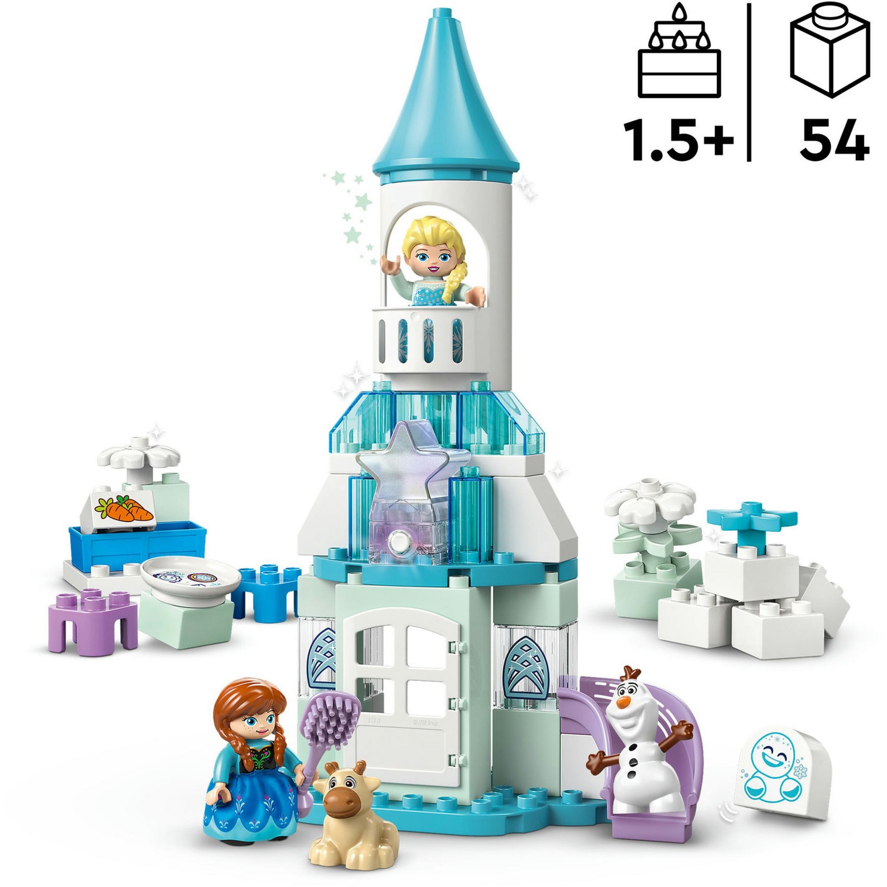 Lego duplo 10455 anna en elsa's frozen kasteelfeest