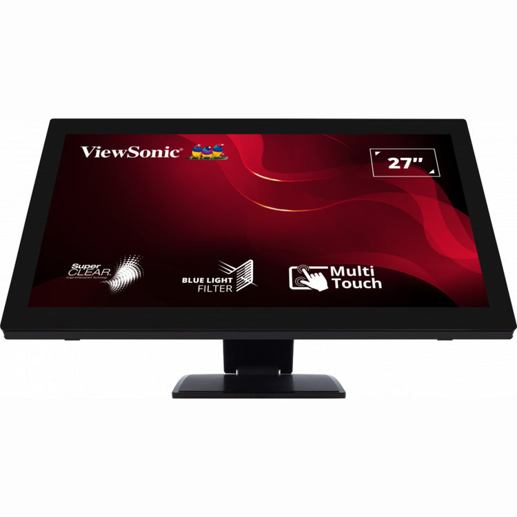 Viewsonic 10-point touch screen monitor td2760 27 (zwart, 1x hdmi, 1x displayport, vga, usb-a, usb-b)