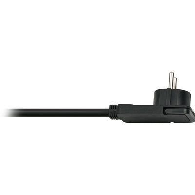 Brennenstuhl comfort-line plus, 4-voudig stekkerdoos (zwart, met platte stekker, 2m h05vv-f 3g1,5)