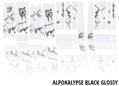 Unleazhed unscratch frame protection film gravelbike bpg01 alpocalypse black