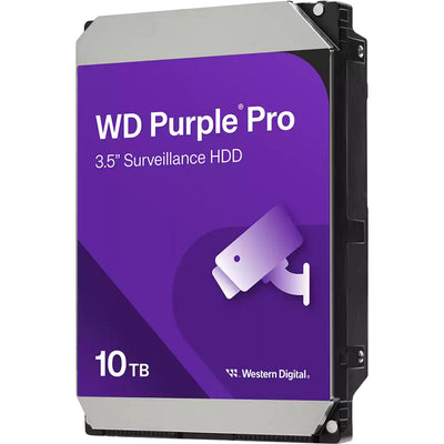 Wd purple pro 10 tb harde schijf (102purp, sata 600, af, 24 7)