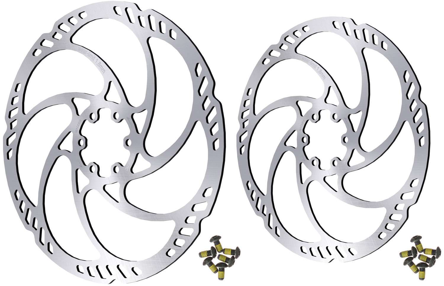 Magura storm hc 6-bolt disc rotor set 180 160mm