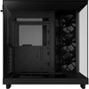 Nzxt h6 flow midi tower behuizing (zwart | 2x usb-a | 1x usb-c | tempered glass)