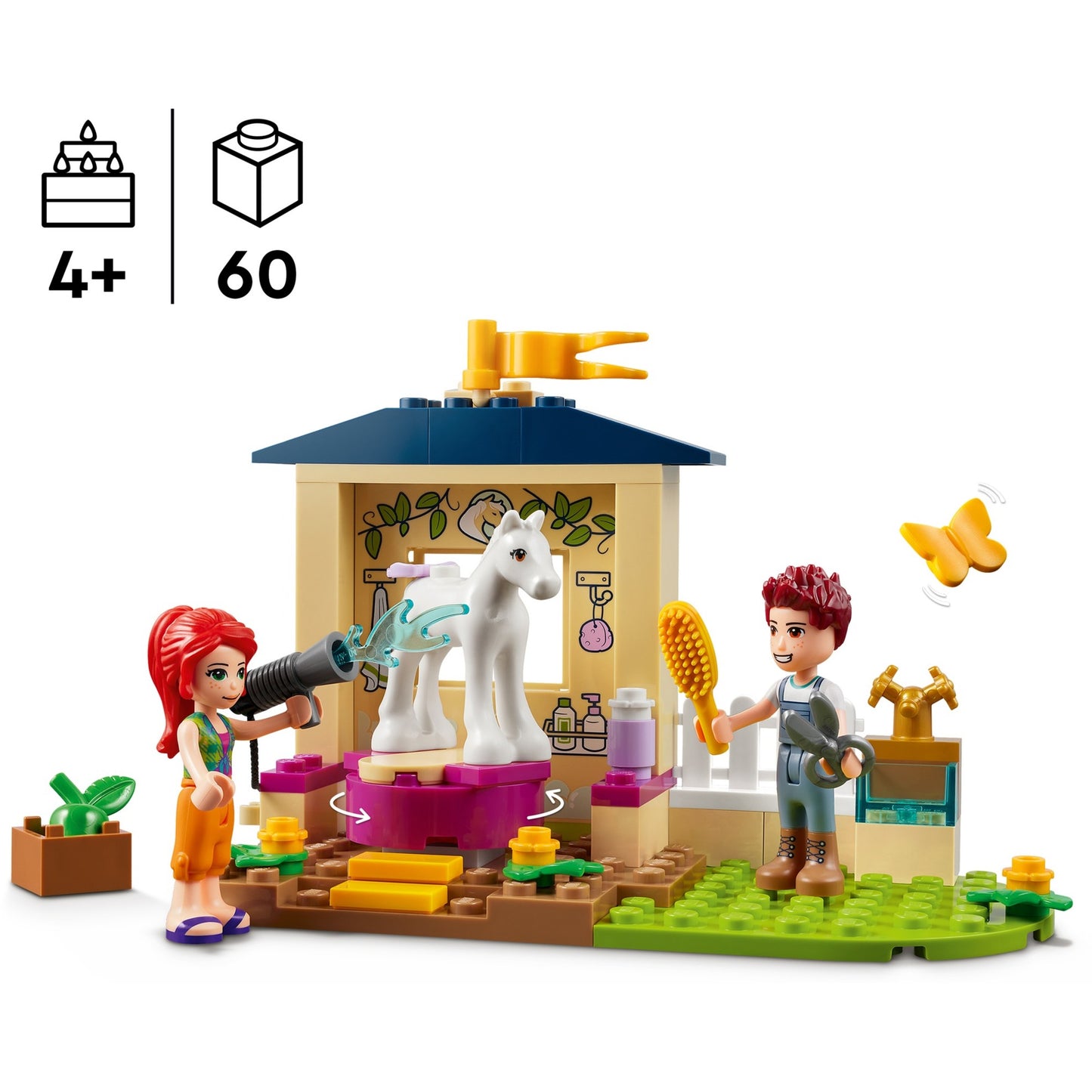 Lego friends - ponywasstal constructiespeelgoed (41696)