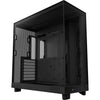 Nzxt h6 flow midi tower behuizing (zwart | 2x usb-a | 1x usb-c | tempered glass)