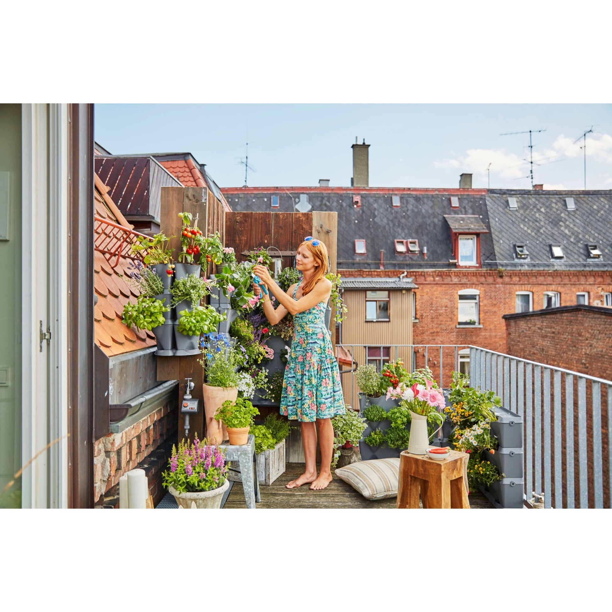 Gardena natureup! bewateringsset hoek waterkraan druppelsysteem (13157-20)