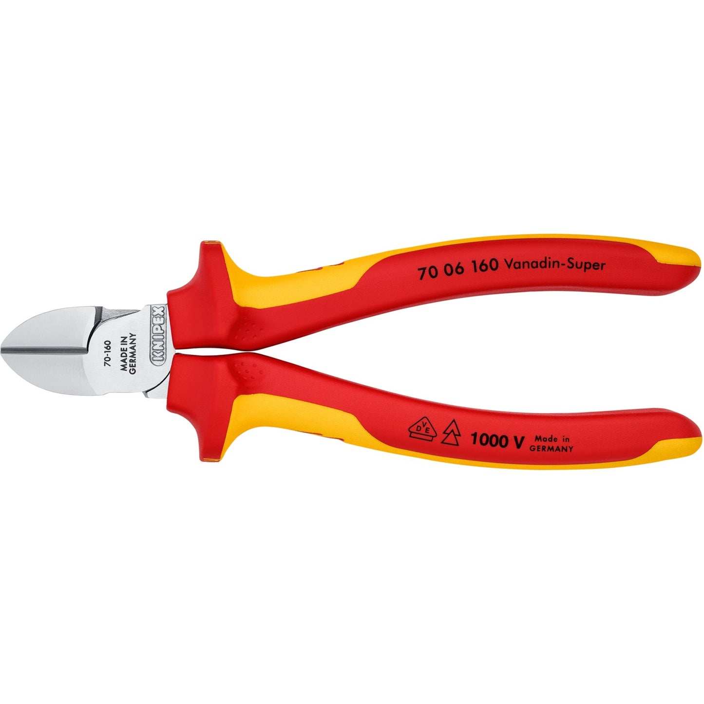 Knipex elektronica-set vde 002015 tangenset (rood geel, 4-delig)