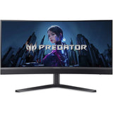 Acer predator x34 v3 34 curved ultrawide gaming monitor (zwart, 1x displayport, 2x hdmi, 1x usb-c, 4x usb-a, 180 hz) - afbeelding 1