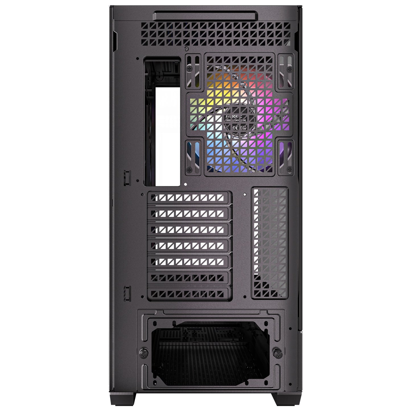 Antec c7 argb midi tower behuizing (zwart | 2x usb-a | 1x usb-c | tempered glass)