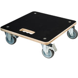 Nature planttrolley vierkant rolplank (zwart) - afbeelding 1