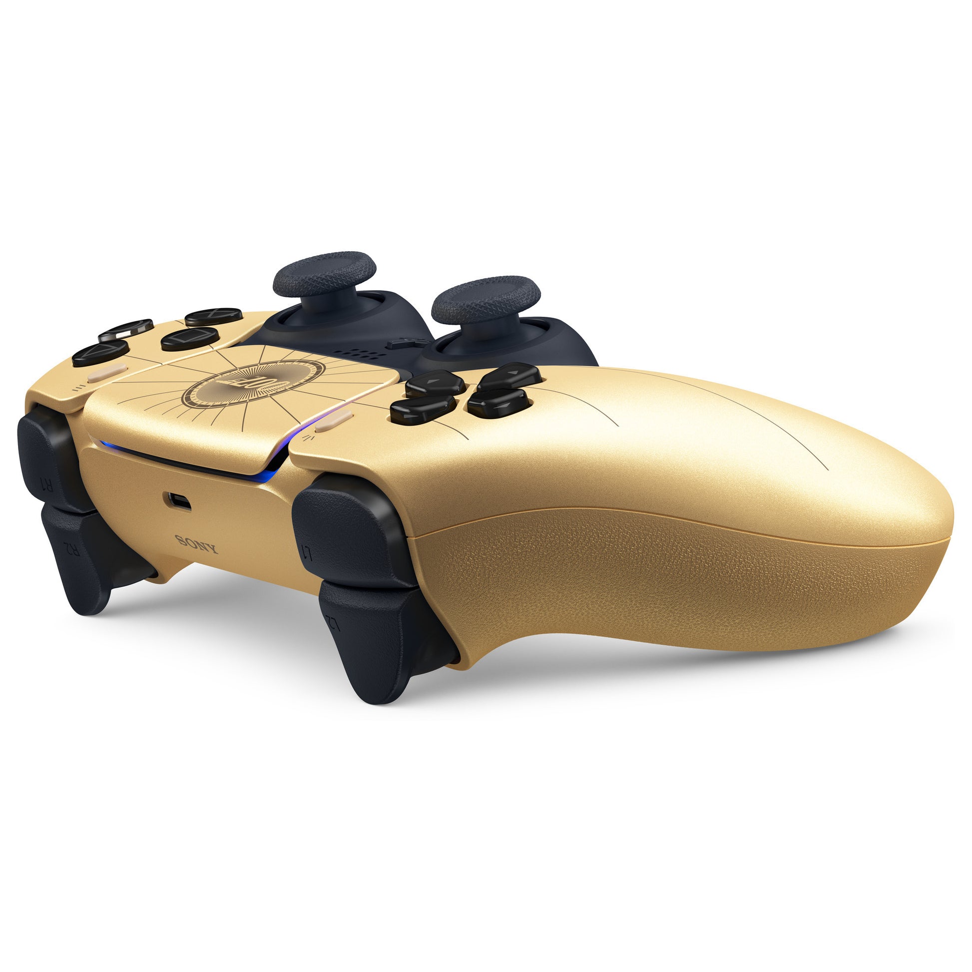 Sony interactive entertainment dualsense draadloze controller – 007 first light limited edition (goud zwart, voor playstation 5)