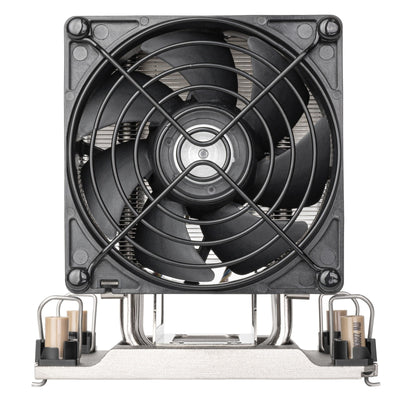 Silverstone sst-xe04-4677vb cpu-koeler (zwart, 4-pins pwm fan-connector)