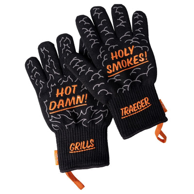 Traeger bbq mitts handschoen (zwart, hittebestendig tot 275 °c)