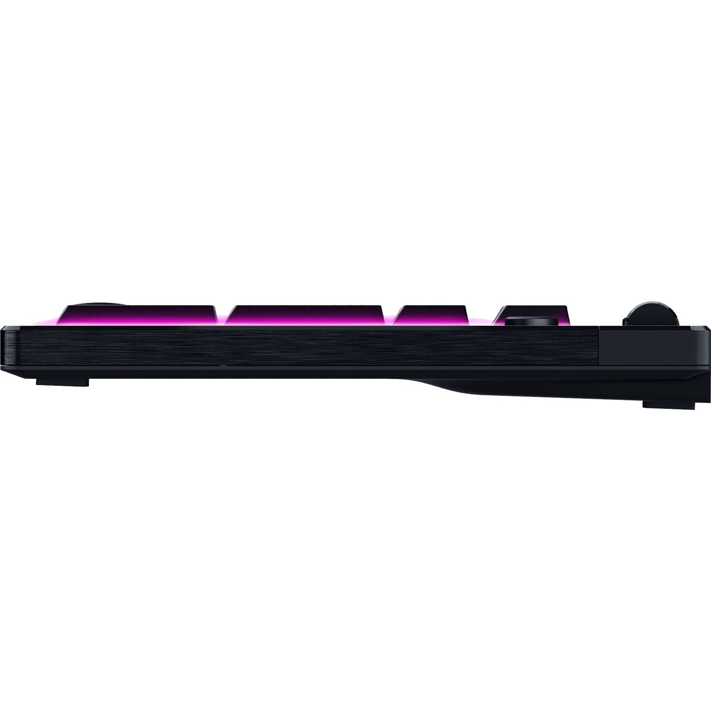 Razer blackwidow v4 low-profile hyperspeed rgb mechanisch gaming toetsenbord (zwart, us lay-out (qwerty), low-profile yellow, 100%)