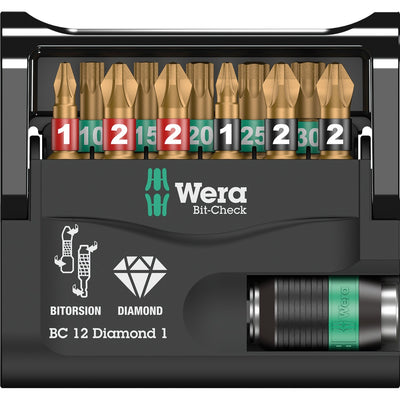 Wera bit-check 12 diamond 1 bitset (12-delig)
