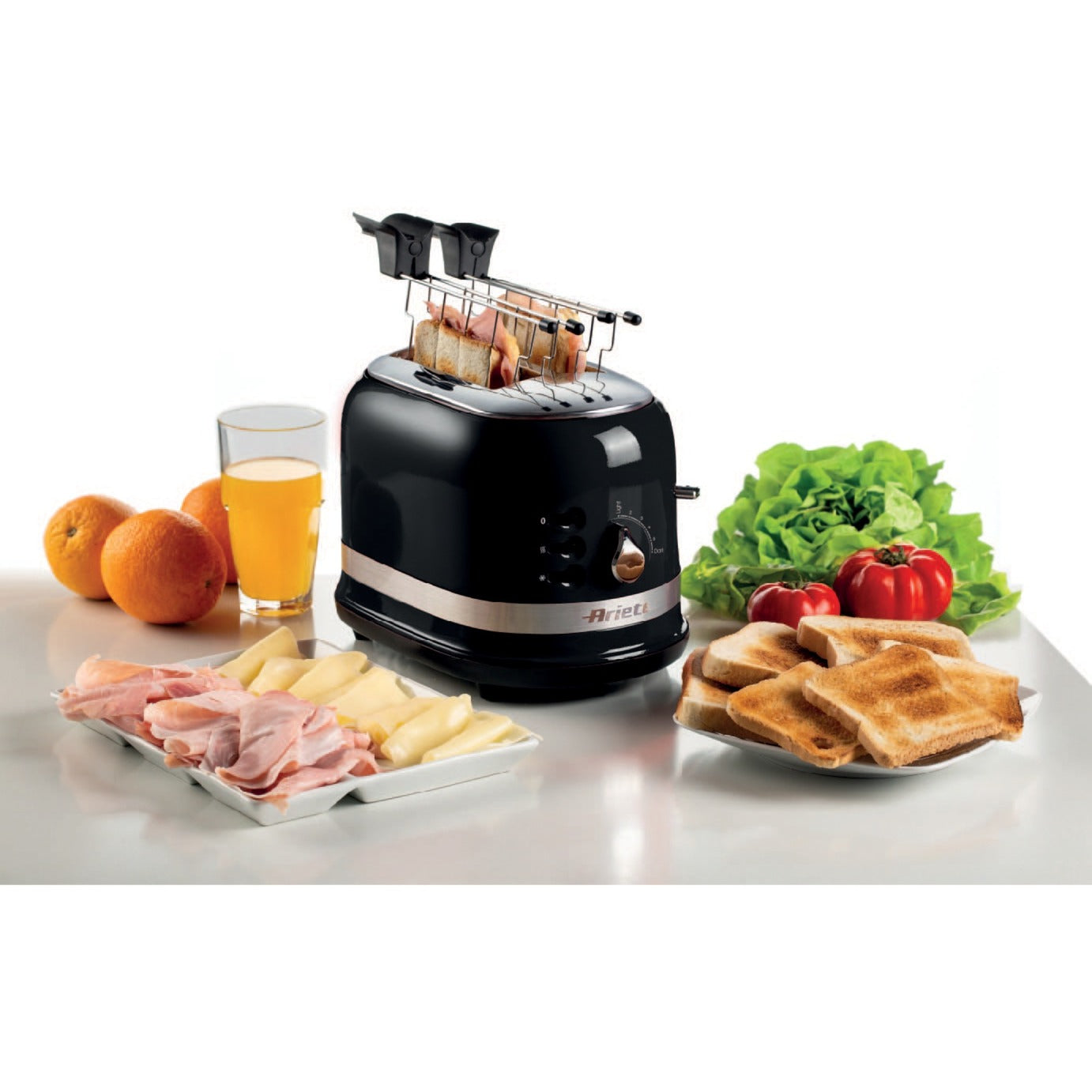 Ariete moderna broodrooster 0149 12 (zwart)