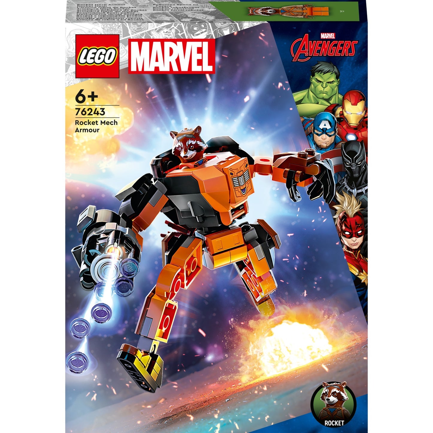 Lego marvel - rocket mechapantser constructiespeelgoed (76243)