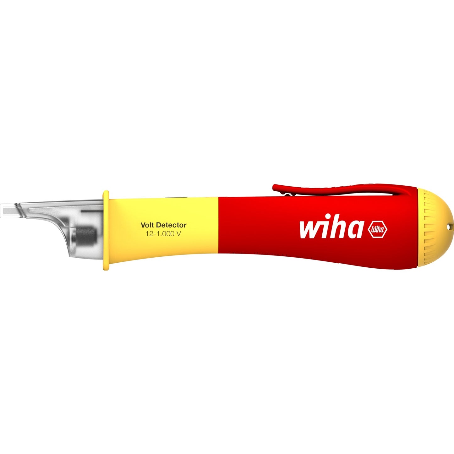 Wiha spanningszoeker volt detector, eenpolig 12 – 1.000 v ac detectieapparaten (rood geel, incl. 2x aaa batterijen)