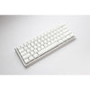Ducky one 3 classic pure white mini rgb mechanisch toetsenbord (wit, us lay-out (qwerty), cherry mx red, 60%, rgb led, double-shot pbt, hot-swappable, quack mechanics)