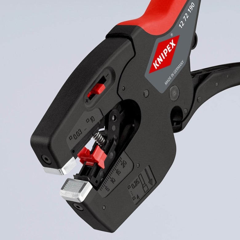Knipex nexstrip striptang (zwart rood)