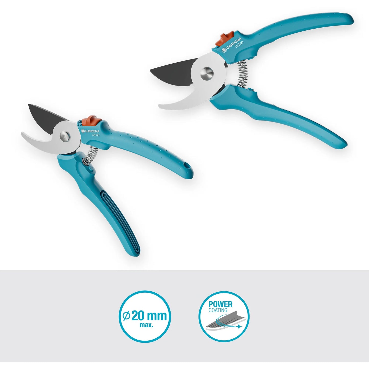 Gardena snoeischaar easycut (turquoise)