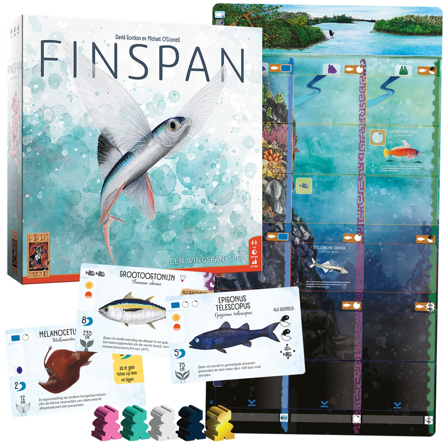 999games 999 games finspan bordspel (nederlands, 1 - 5 spelers, 60 minuten, vanaf 10 jaar)