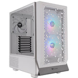 Thermaltake ceres 300 tg argb snow midi tower behuizing (wit | 2x usb-a | 1x usb-c | rgb | tempered glass) - afbeelding 1