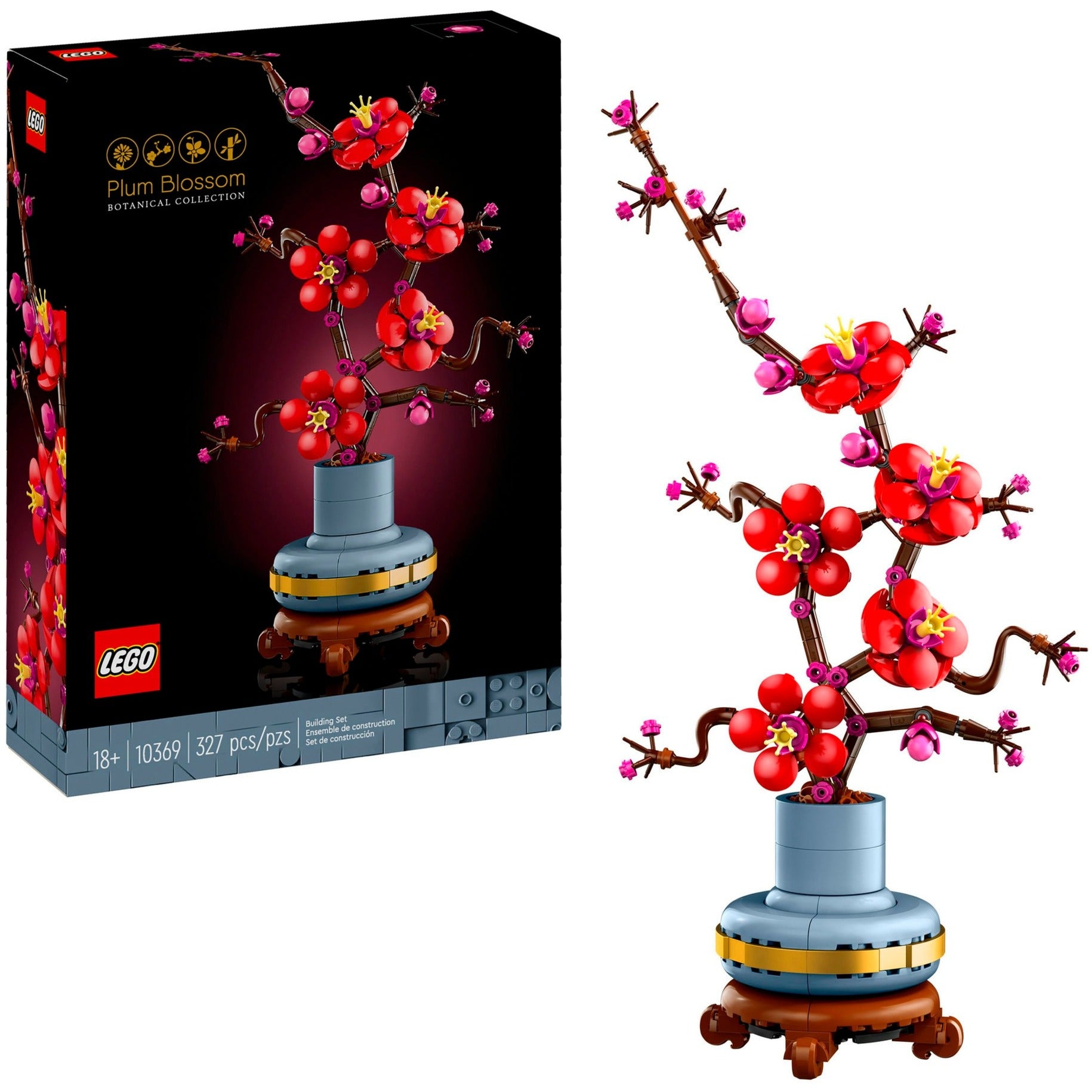 Lego icons japanse abrikoos - botanical collection - 10369