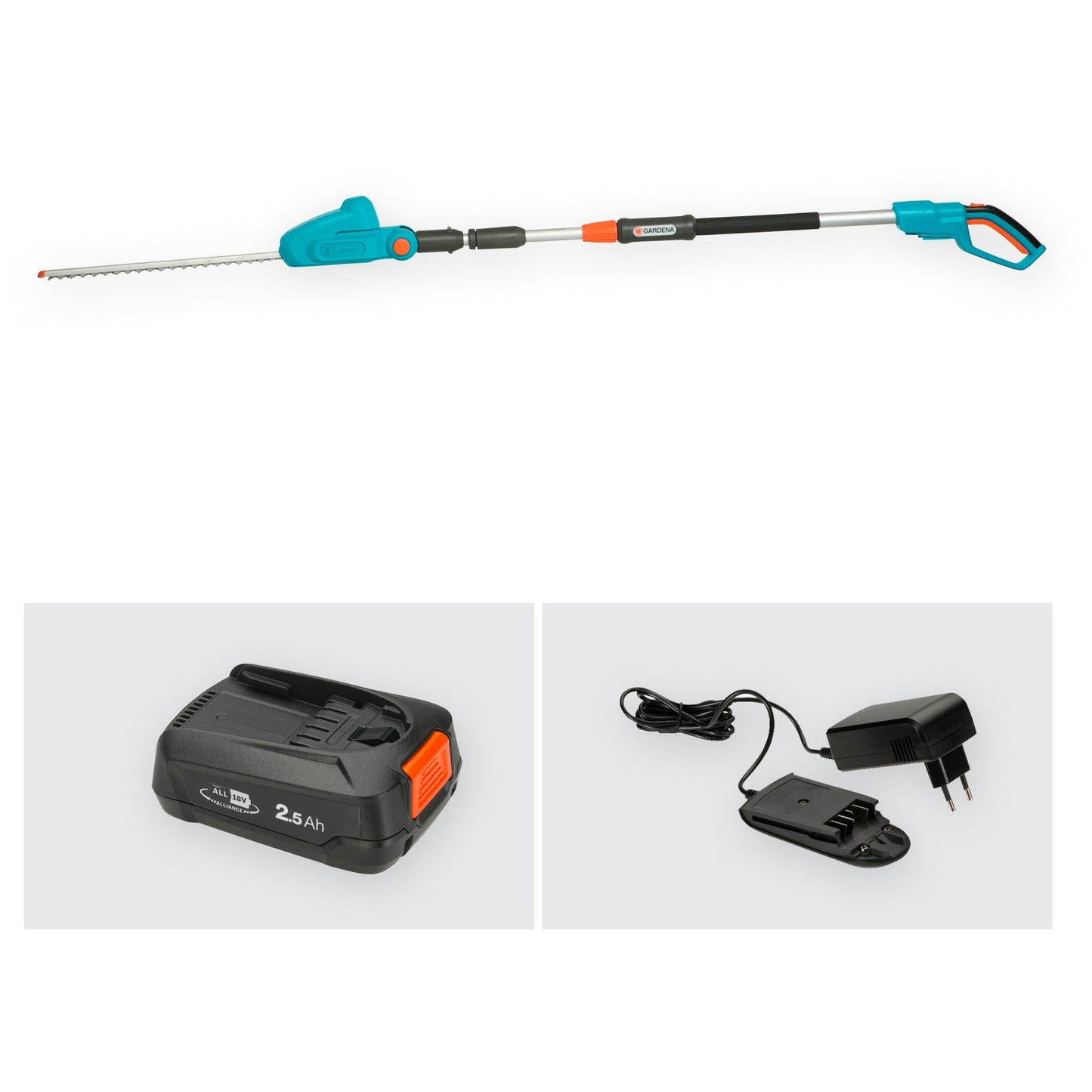 Gardena ths 42 18v accu heggenschaar - 42cm - met draaibare kop