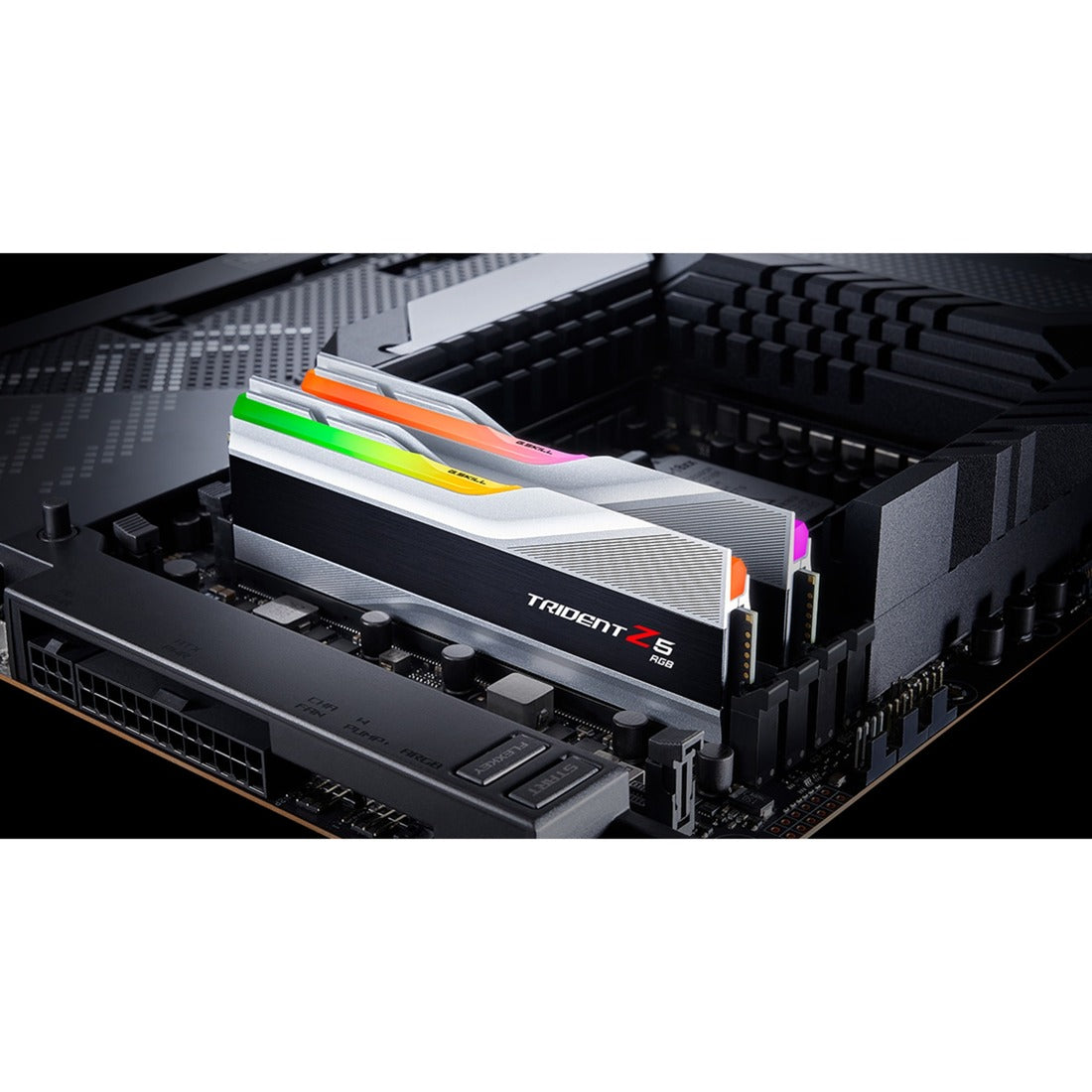 G.skill trident z5 rgb 32 gb ddr5-6400 (2x 16 gb) werkgeheugen (zilver, f5-6400j3239g16gx2-tz5rs, xmp 3.0)
