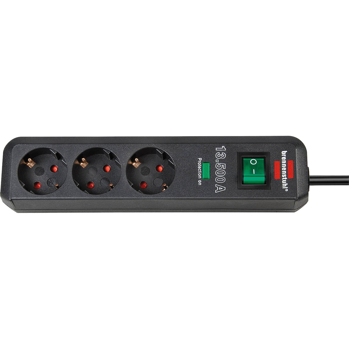 Stekkerdoos brennenstuhl eco-line bn3017 zwart