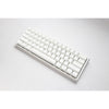 Ducky one 3 classic pure white mini rgb mechanisch toetsenbord (wit, us lay-out (qwerty), cherry mx red, 60%, rgb led, double-shot pbt, hot-swappable, quack mechanics)