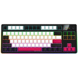 Lorgar kbp70tklw rgb mechanisch gaming toetsenbord (zwart, us lay-out (qwerty), logar toxic purple, 80% (tkl), rgb, hot-swappable, pbt double-shot, bluetooth | 2.4ghz | usb) - afbeelding 1