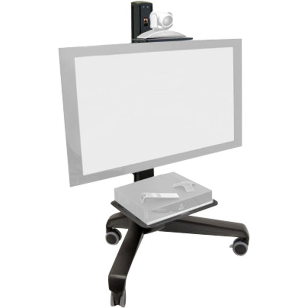 Ergotron neo-flex mobile mediacenter uhd voet (zwart)