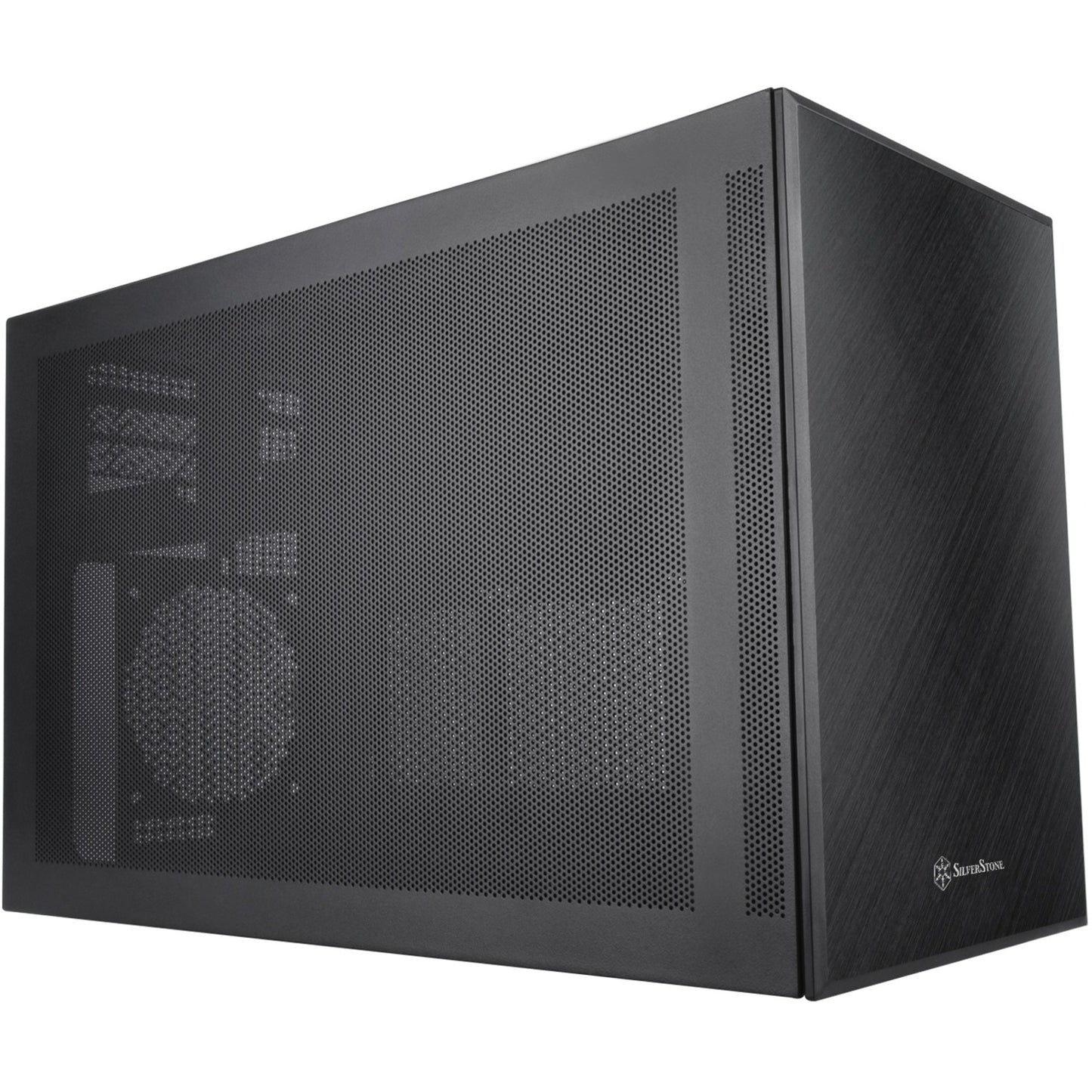 Silverstone sugo 17 mini tower behuizing (zwart | 2x usb-a | 1x usb-c)