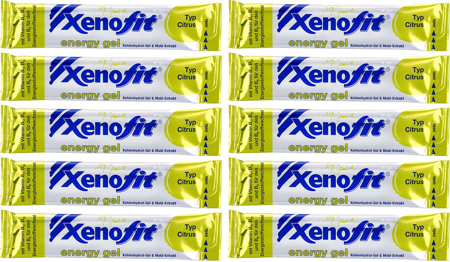 Xenofit energy gel citrus 10x25g