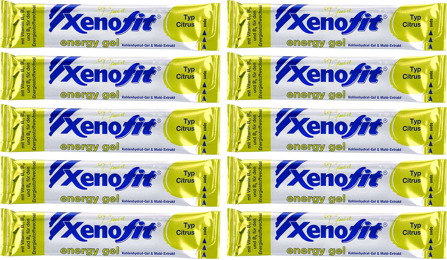 Xenofit energy gel citrus 10x25g