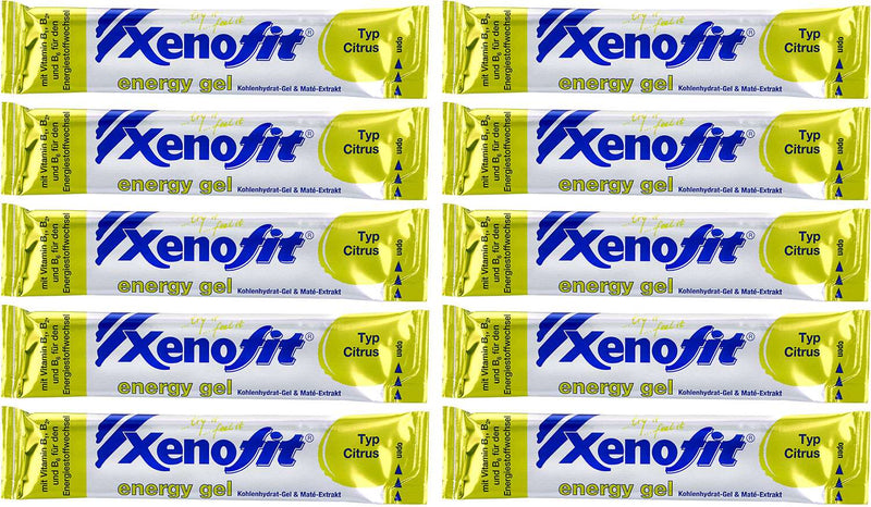 Xenofit energy gel citrus 10x25g