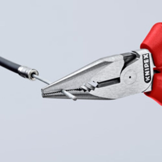 Knipex spitsbek combinatietang 0825145 (rood blauw)