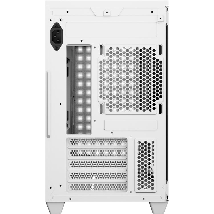 Aerocool stormfront mini mini tower behuizing (wit | 2x usb-a | 1x usb-c | window)