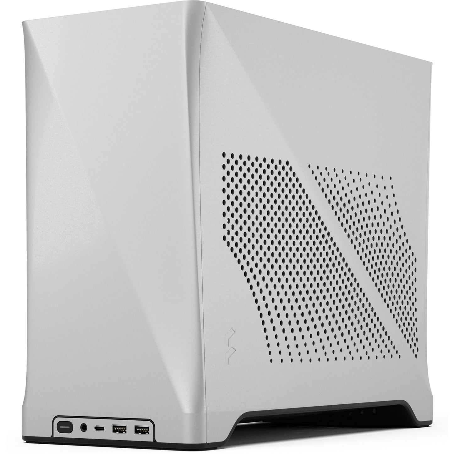 Fractal design era 2 silver mini tower behuizing (zilver | 2x usb-a | 1x usb-c)