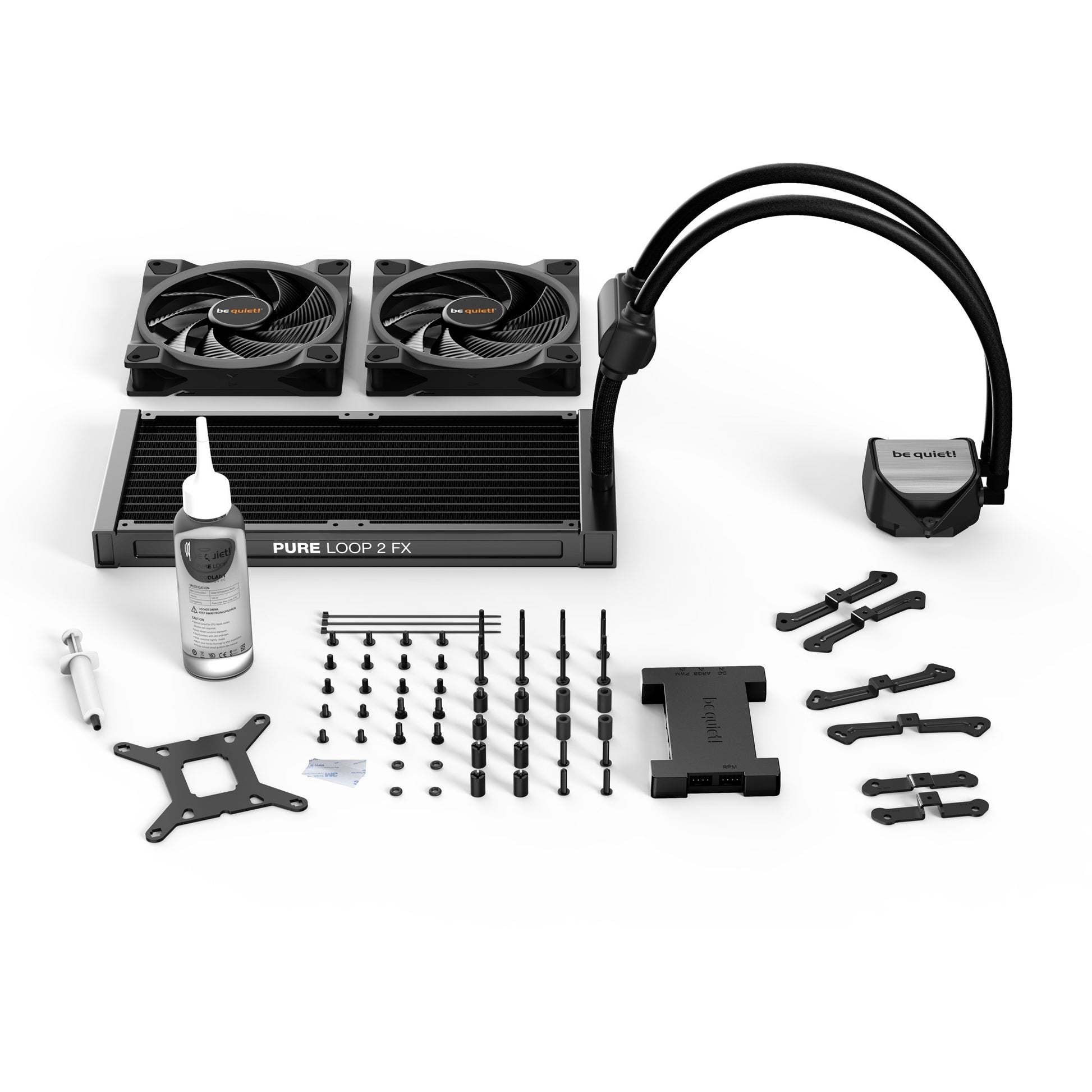 Be quiet! pure loop 2 fx 280 waterkoeling (zwart, 4-pins pwm fan-connector)