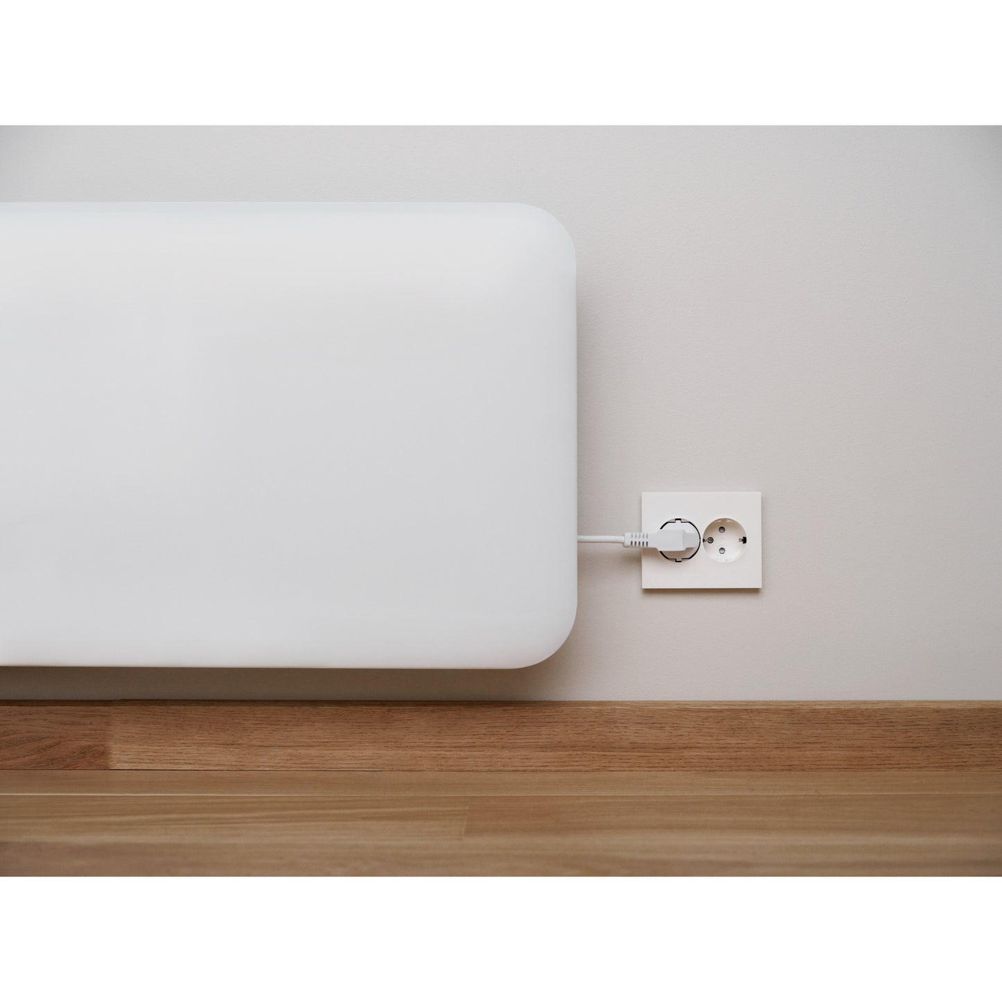 Mill steel wifi paneelverwarming pa1500wifi4a met voet, 1500 watt convector (wit, wifi 2,4 ghz (wifi 6), bluetooth 5.2, zigbee 3.0 + app)