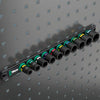 Wera 9608 dop-magneetstrip b impaktor imperial 1 dopsleutel (zwart groen, 9‑delig)