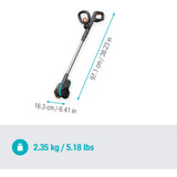 Gardena easyweed accu-onkruidborstel 1800 18v p4a solo onkruidverwijderaar (grijs turquoise, accu en oplader niet inbegrepen, power for all alliance) - afbeelding 3