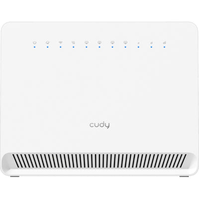 Cudy ac1200 wi-fi 4g lte-cat6 gigabit router lt700v mesh router (wit, mesh, app, nano simslot)